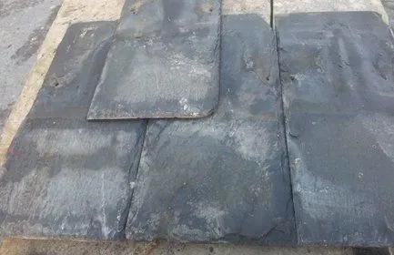 Reclaimed Welsh Green Slate in the Hunslet yard